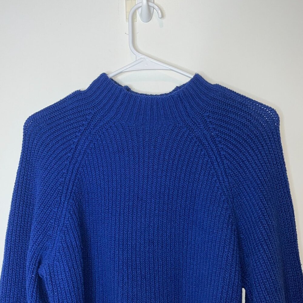 Hollister Womens Blue Knitted Cropped Sweater Size S - Picture 3 of 8